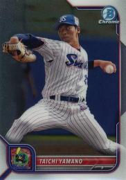2022 TOPPS Bowman Chrome NPBプロ野球 #105 山野太一(ヤクルト) レギュラーカード