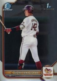 2022 TOPPS Bowman Chrome NPBプロ野球 #BP-27 柳澤大空(楽天) 1st BOWMAN レギュラーカード RC