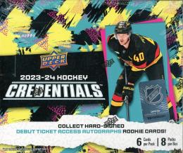 NHL 2023-24 UPPER DECK CREDENTIALS HOBBY