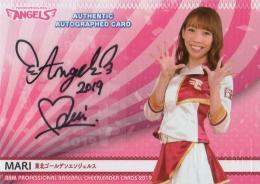 BBM チアリーダー 舞 2019  MARI 直筆サインカード 30/60
