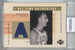 2002-03 Upper Deck Generations Bob Cousy All-Time Authentics #BCA Boston Celtics