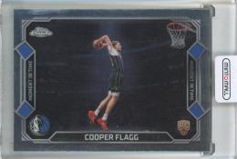 2025-26 Topps Chrome Update Cooper Flagg Moment In Time #MT16 Dallas Mavericks