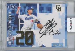 2024 EPOCH 中日ドラゴンズ PREMIER EDITION / 涌井秀章 GOLD版AUTHENTIC AUTOGRAPH直筆サインカード 【29/64】
