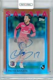 2025 TOPPS J.LEAGUE FLAGSHIP 阪田澪哉 #A-RSA AUTOGRAPH Orange Foil Parallel【02/25】 セレッソ大阪