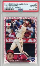 2023 Topps Japan Edition Shohei Ohtani Cherry Blossoms【86/99】【PSA 10】《Gem-MINT》 Los Angeles Angels