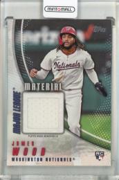 2025 Topps  James Wood Major League Materials Washington Nationals