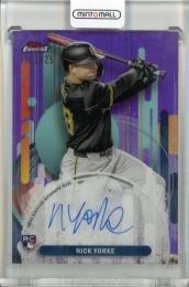 2025 Topps Finest Nick Yorke Finest Autograph Purple Refractor【115/125】 Pittsburgh Pirates