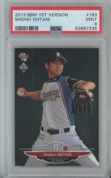 BBM 1stバージョン 大谷翔平 レギュラーカード【PSA 9 MINT】 北海道日本ハムファイターズ