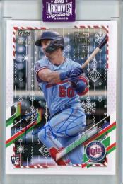 2025 Topps Archives Signature Series Brent Rooker 2021 Topps Holiday【09/17】 Minnesota Twins