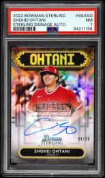 2022 Bowman Sterling Signage Autographs #SSASO Shohei Ohtani 【94/99】【PSA NM 7】 Los Angeles Angels