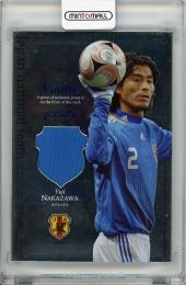 2008 サッカー日本代表 オフィシャルトレーディングカード スペシャルエディション  中澤祐二 ジャージカード (裏面パッチ部分) 023/100