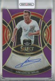 2025-26 Select Road to FIFA World Cup Arkadiusz Milik Auto Signatures Purple #22【23/25】 Poland