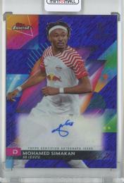 2023-24 Topps Finest UEFA Club Competitions Mohamed Simakan Base Autograph/Purple Shimmer/#A-MS【150/199】 RB Leipzig