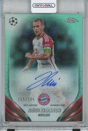 2023-24 Topps Chrome UEFA Club Competitions Joshua Kimmich Chrome Autograph/Aqua Refractor/#CA-JK【155/199】 FC Bayern Munchen