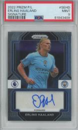 2022 Prizm Premier League Erling Haaland Signature/#S-EHD【PSA9】 Manchester City