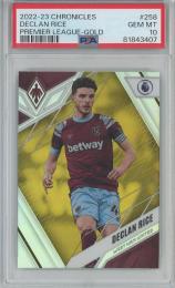 2022-23 Chronicles Soccer Declan Rice Phoenix Premier League/Gold/#258【3/10】【PSA10】 West Ham United