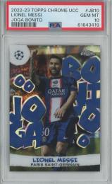 2022-23 Topps Chrome UEFA Club Competition Lionel Messi Joga Bonito/#JB-10【PSA10】 Paris Saint-Germain