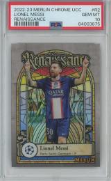 2022-23 Topps Merlin Chrome UEFA Club Competitions Soccer Lionel Messi Renaissance/#R-2【PSA10】 Paris Saint-Germain