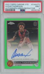 2022 Topps Chrome Ovrer Time Elite Ausar Thompson Autograph/Green/#CA-AUT2【43/75】【PSA9】 City Reapers