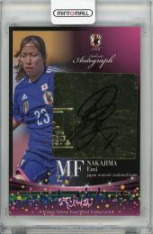 【サイン部分若干難あり】2014 サッカー日本代表 オフィシャルトレーディングカード  中島依美 直筆サインカード 10/25