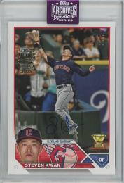 2025 Topps Archives Signature Series Active Player Edition Steven Kwan Autographs #1116【42/60】