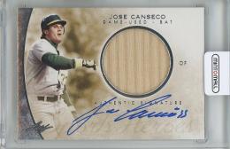 2014 Leaf Q Jose Canseco Memorabilia Autographs Silver #AMJC2