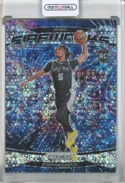 2024-25 Panini Prizm Stephon Castle Fireworks Prizms Fast Break #13 San Antonio Spurs