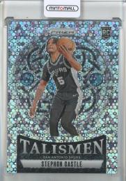 2024-25 Panini Prizm Stephon Castle Talismen Prizms Fast Break #14 San Antonio Spurs