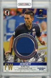 2017 サッカー日本代表 オフィシャルトレーディングカード  久保裕也 ジャージカード