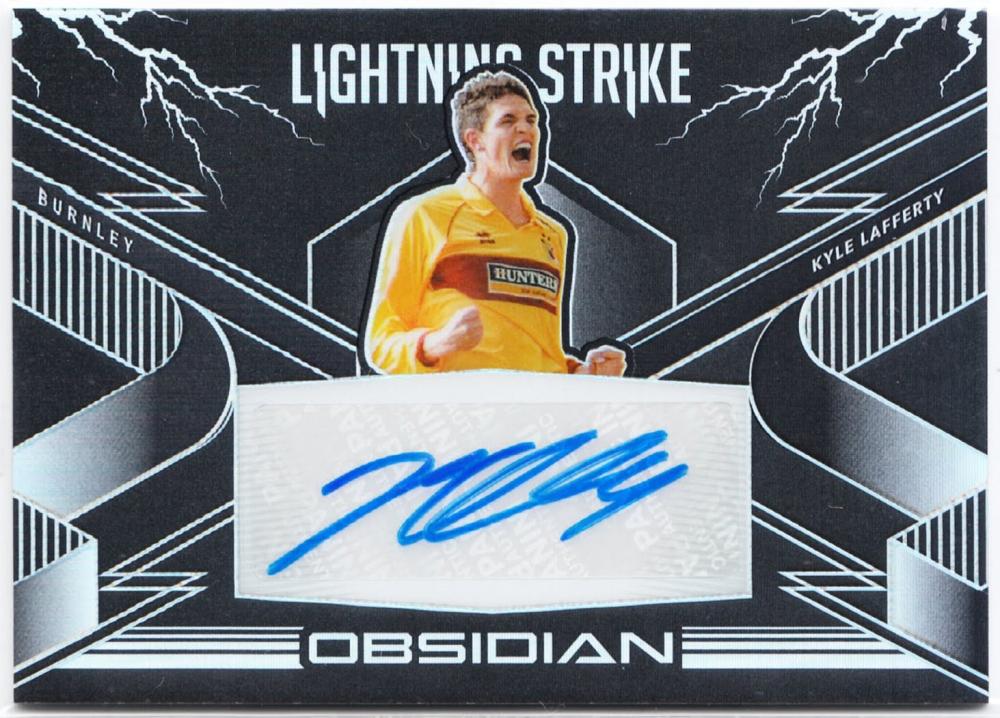 スポーツ選手 2020-21 PANINI OBSIDIAN SOCCER LAFFERTY 2020 21 Panini Obsidian Soccer Kyle Lafferty AUTO RELIC #3