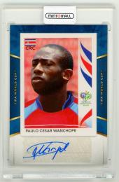 2018-19 Panini Treble Paulo Wanchope World Cup Sticker Signatures【WC-PW】 Costa Rica