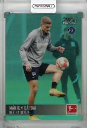 2021-22 Topps Stadium Club Chrome Bundesliga Hertha Berlin Marton Dardai Base Aqua (RC)(パラレル版) 050/199
