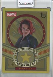 2026 Topps Brooklyn Collection Captain America 85th Anniversary Black Widow Distinguished Service Gold #DS13【14/50】