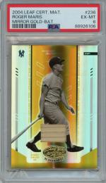 2004 LEAF Certified Materials Roger Maris Mirror Bat Gold #236 25枚限定【17/25】【PSA6】《Ex-MINT》 New York Yankees