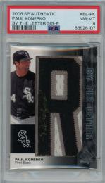 2008 SP Authentic Paul Konerko By the Letter Signatures #BL-PK【08/15】【PSA8】《Near MINT-MINT》Chicago White Sox