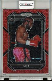 2023 Panini Prizm WWE  MR.T Red Under  Card Prizms #130 4/99