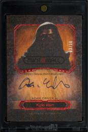 2016 Topps Star Wars Masterwork Adam Driver as Kylo Ren Autographs Wood【03/10】 (MSV#2341)