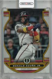 2023 Topps Tribute Ronald Acuna Jr. Gold #75 ※初期傷あり【12/75】 Atlanta Braves