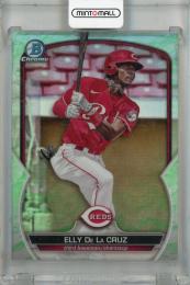 2023 Topps Bowman Elly De LA Cruz Chrome Prospects Lunar Glow Refractors #BCP65 ※初期傷あり Cincinnati Reds