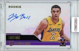 2017-18 PANINI Vanguard Lonzo Ball Signature 99枚限定【50/99】《やや難あり》Los Angeles Lakers