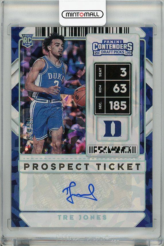 MINT 2020 PANINI Contenders Draft Picks Tre Jones Autograph RC 05 23