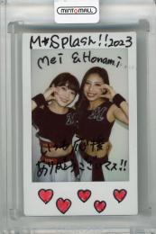 2023 BBM DANCING HEROINE 華 HONAMI&MEI チェキ【1/10(1stナンバー)】 M☆Splash!!