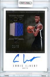 2016-17 PANINI Noir Caris LeVert Rookie Patch Autograph Color 75枚限定【02/75】《やや難あり》Brooklyn Nets