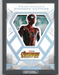 2021 UPPER DECK MARVEL BLACK DIAMONDTom Holland as Spider-Man Diamond Cutters#DC-12