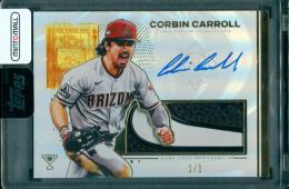 2024 Topps Luminaries Baseball Corbin Carroll Award Winners Autograph Relics 1of1【1/1】 Arizona Diamondbacks