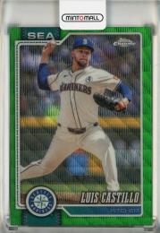 2026 Topps Chrome Luis Castillo Green Wave Refractors #62【29/99】 Seattle Mariners