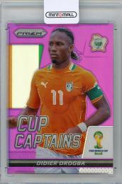 2014 Panini Prizm World Cup Soccer  Didier Drogba Cup Captains Purple Prizm【07/99】 Côte d'Ivoire