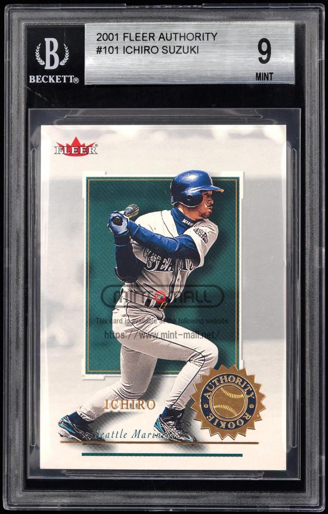 ミントモール / MINT VAULT店 (MSV委託品通販) / 2001 Fleer Authority #101 Ichiro Suzuki RC 【51/2001 Jersey Number】【BGS MINT9】 Seattle Mariners