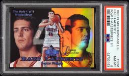 1998-99 Flair Showcase #30 Raef LaFrentz Masterpieces Row 1【1/1】【PSA NM-MT 8】 Denver Nuggets (MSV#0621)