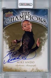 2009-10 Upper Deck Hockey  Miki Ando The Champions Autographs Gold #CHAN